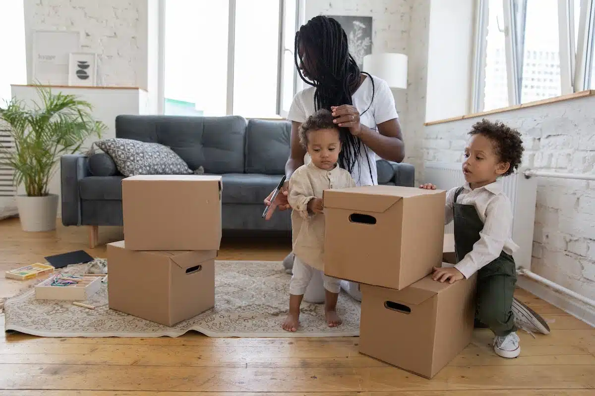 enfants déménagement